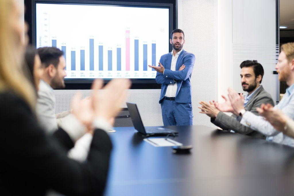 Picture Of Business Meeting In Conference Room