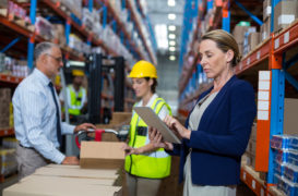 Warehouse manager using digital tablet